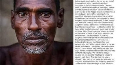 لم أخبر أولادي قط عن ماهية وظيفتي